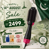 One Step Hot Air Brush (Dryer + Straightener+curler) SALE OFFER