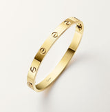 CARTIER Love Bracelet Model 10 GOLD COLOR