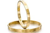 CARTIER Love Bracelet Model 10 GOLD COLOR