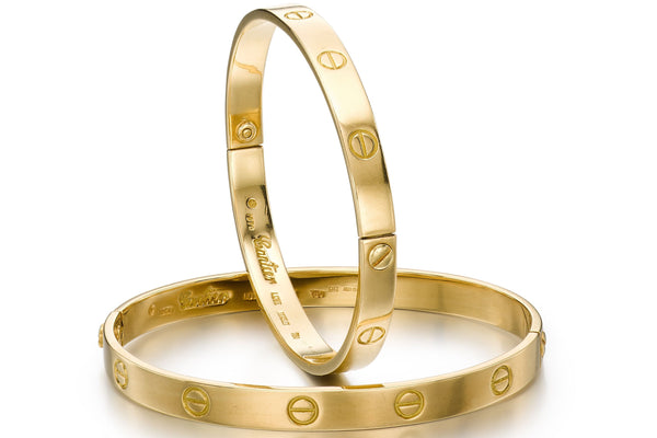 CARTIER Love Bracelet Model 10 GOLD COLOR